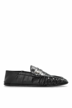 Saint Laurent CZARNY Skórzane buty typu `loafers`