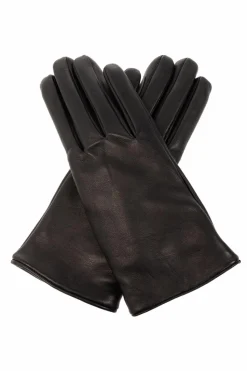 Saint Laurent CZARNY Skórzane rękawiczki