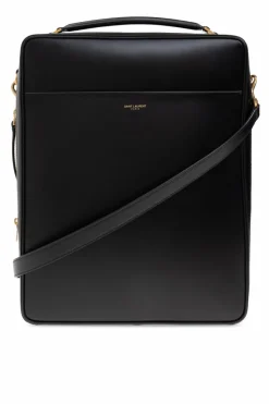 Saint Laurent CZARNY Skórzana torba do ręki