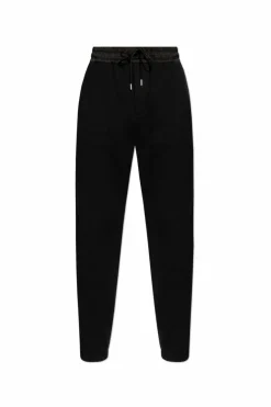 Saint Laurent CZARNY Spodnie dresowe z logo