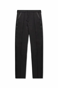 Saint Laurent CZARNY Spodnie smokingowe
