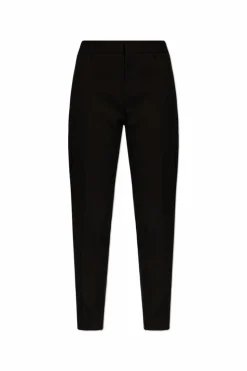 Saint Laurent CZARNY Spodnie z kantem