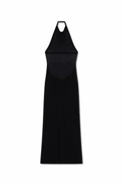 Saint Laurent CZARNY Sukienka na szyję