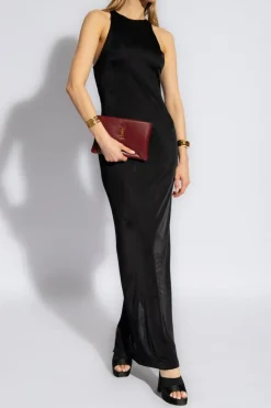 Saint Laurent CZARNY Sukienka bez rękawów