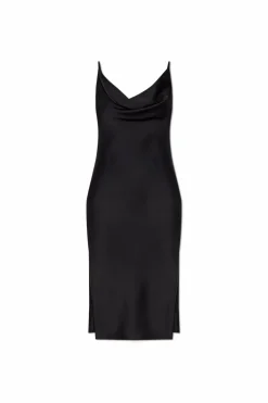 Saint Laurent CZARNY Sukienka na ramiączkach