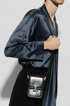 Saint Laurent CZARNY Torba na ramię ‘Solferino Mini’