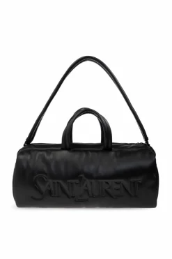 Saint Laurent CZARNY Torba podręczna z logo
