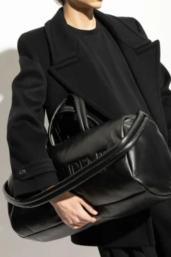 Saint Laurent CZARNY Torba podręczna z logo