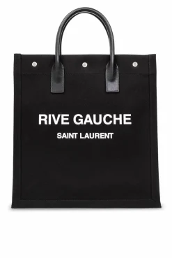 Saint Laurent CZARNY Torba ‘Rive Gauche’ typu ‘shopper’