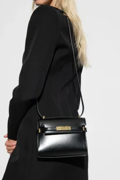 Saint Laurent CZARNY Torba na ramię ‘Manhattan Mini’