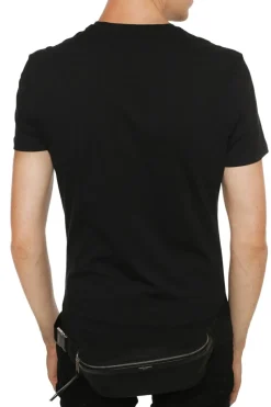 Saint Laurent CZARNY Torba na pas z logo