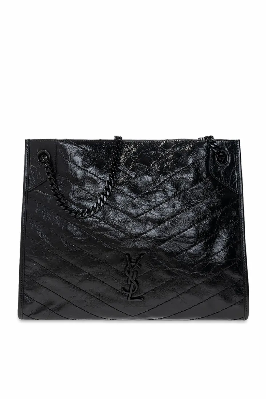 Saint Laurent CZARNY Torba na ramię 'Niki'