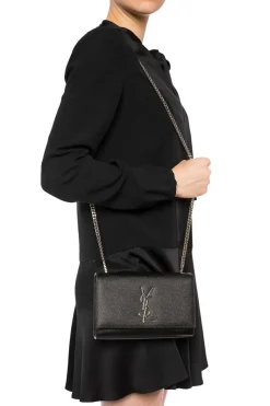 Saint Laurent CZARNY Torba na ramię ‘Kate’