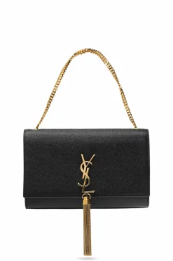 Saint Laurent CZARNY Torba na ramię ‘Kate Monogram’
