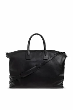 Saint Laurent CZARNY Torba `Giant Bowling Bag’ typu ‘shopper’