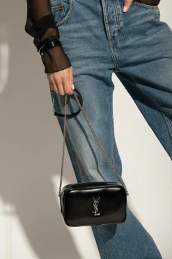 Saint Laurent CZARNY Torba na ramię ‘Lou Mini’