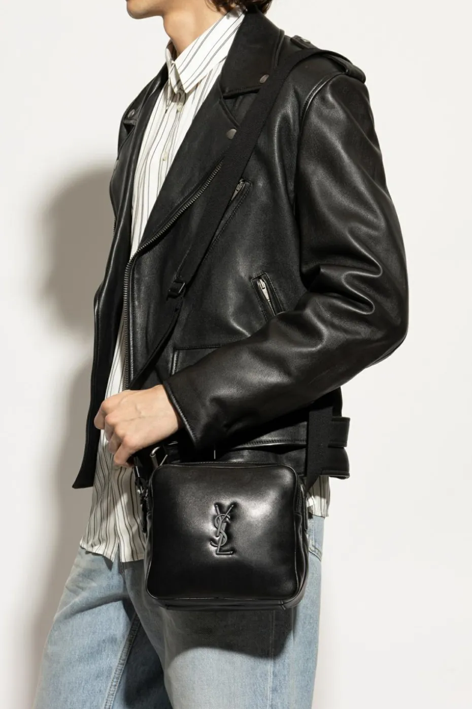 Saint Laurent CZARNY Torba na ramię `Niki`