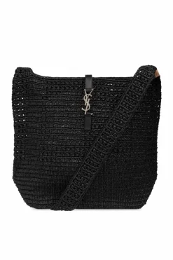 Saint Laurent CZARNY Torba ‘LE 5 A 7 Medium’ typu ‘shopper’