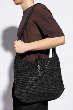 Saint Laurent CZARNY Torba ‘LE 5 A 7 Medium’ typu ‘shopper’
