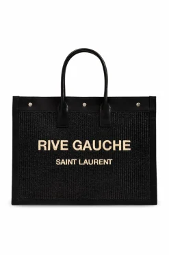 Saint Laurent CZARNY Torba ‘Noe Rive Gauche’ typu ‘shopper’