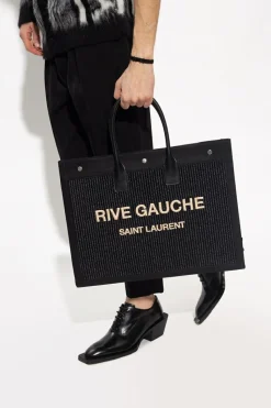 Saint Laurent CZARNY Torba ‘Noe Rive Gauche’ typu ‘shopper’