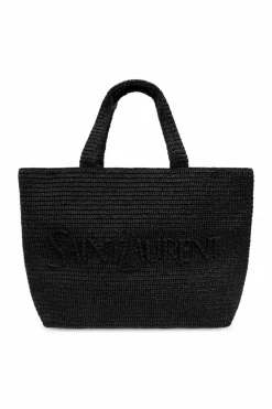 Saint Laurent CZARNY Torba typu ‘shopper’ z logo