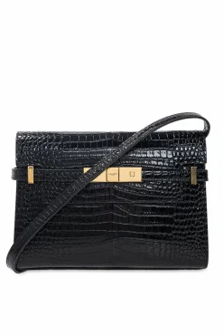 Saint Laurent CZARNY Torba na ramię ‘Manhattan Small’