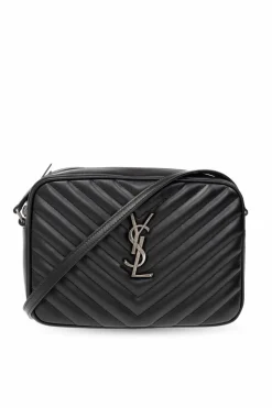 Saint Laurent CZARNY Torba na ramię ‘Lou’