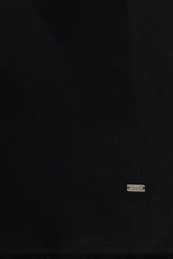 Saint Laurent CZARNY Wełniany szal