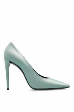 Saint Laurent jasnoniebieski Buty na obcasie ‘Monceau’