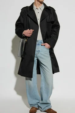 Saint Laurent jasnoniebieski Jeansy z nogawkami o prostym kroju