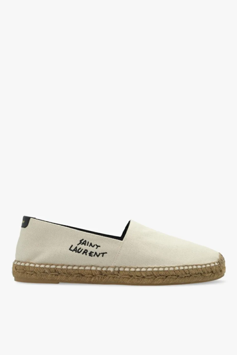 Saint Laurent kremowy Espadryle z logo