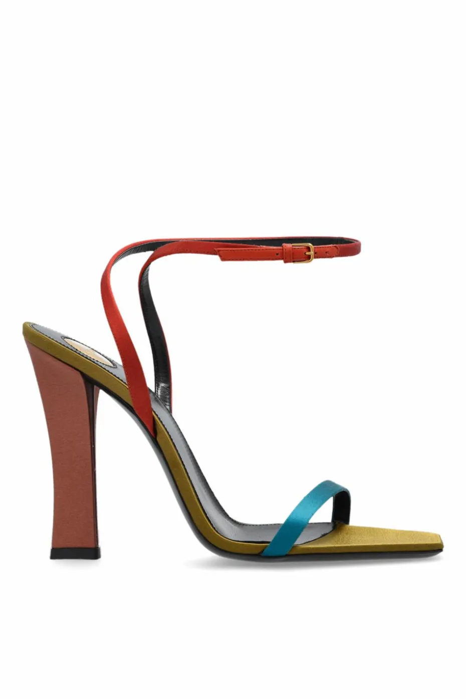 Saint Laurent MULTIKOLOR Sandały na obcasie `Dominique`