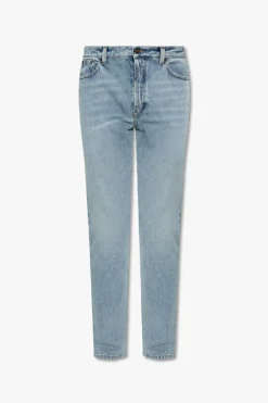 Saint Laurent NIEBIESKI Jeansy ze średnim stanem
