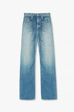 Saint Laurent NIEBIESKI Jeansy z prostymi nogawkami