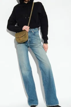 Saint Laurent NIEBIESKI Jeansy z prostymi nogawkami