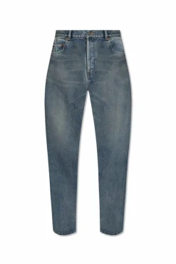 Saint Laurent NIEBIESKI Jeansy z lekko zwężanymi nogawkami