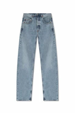 Saint Laurent NIEBIESKI Jeansy z prostymi nogawkami