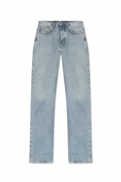 Saint Laurent NIEBIESKI Jeansy z prostymi nogawkami