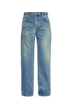 Saint Laurent NIEBIESKI Jeansy z logo