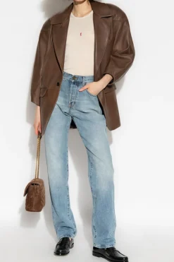 Saint Laurent NIEBIESKI Jeansy z lekko zwężanymi nogawkami
