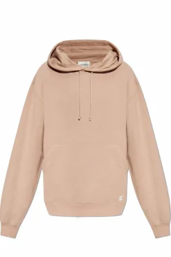 Saint Laurent RÓŻOWY Bluza z kapturem