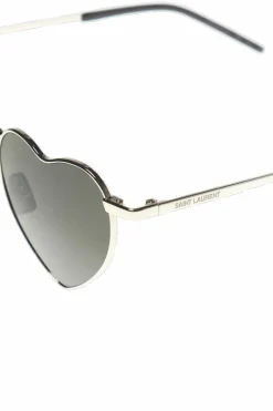 Saint Laurent SREBRNY Okulary przeciwsłoneczne w dekoracyjnym kształcie