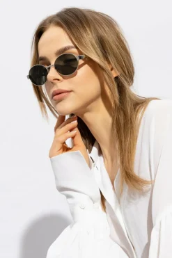 Saint Laurent SREBRNY Okulary przeciwsłoneczne ‘SL 692’