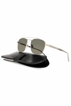 Saint Laurent SREBRNY Okulary przeciwsłoneczne ‘SL 665’
