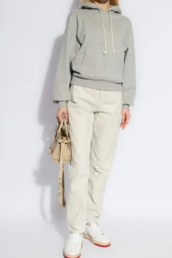 Saint Laurent SZARY Jeansy ze zwężanymi nogawkami