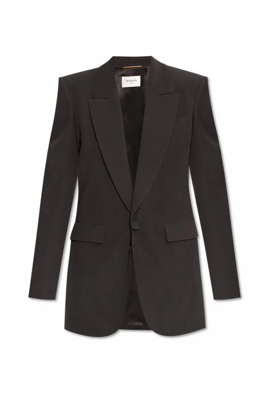 Saint Laurent SZARY Jedwabna marynarka