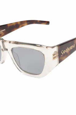 Saint Laurent SZARY Okulary przeciwsłoneczne `SL 740`