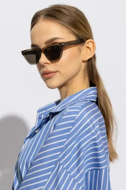 Saint Laurent SZARY Okulary przeciwsłoneczne ‘SL 462 SULPICE’