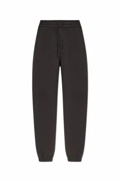 Saint Laurent SZARY Spodnie dresowe z logo